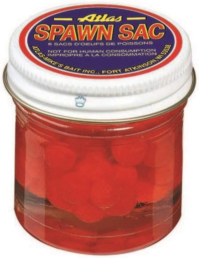 Atlas Fishing Bait Spawn Sacs - Orange