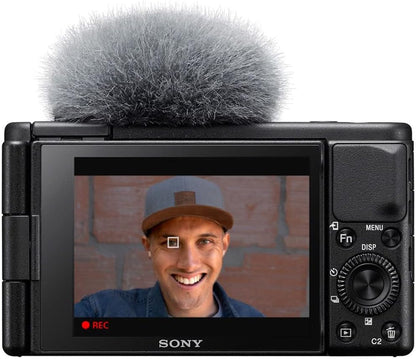 Sony DCZV1/B ZV-1 Vlogging Camera Bundle Renewed