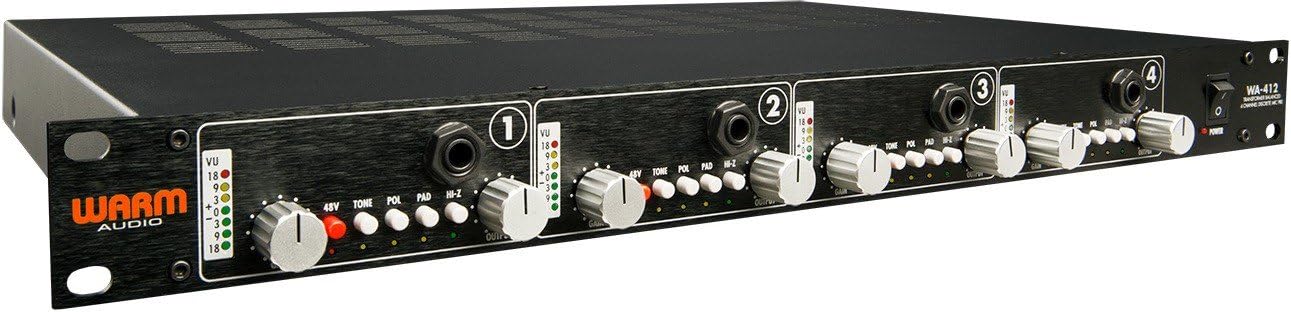 Warm Audio WA-412 4-Channel Microphone Preamp DI