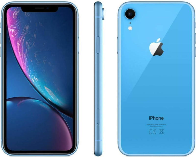 Apple iPhone XR, 64GB, Blue, Unlocked, Renewed — main product image