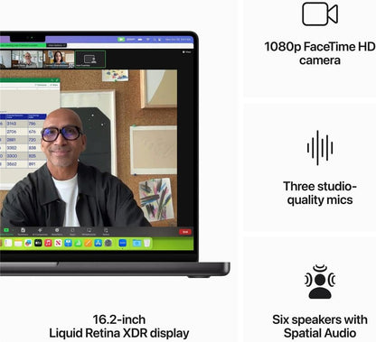 Apple Z1AF0019Y MacBook Pro 16" M3 Pro Space Black