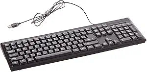 HP BT-KB104NT-B-SP USB Wired Keyboard — main product image