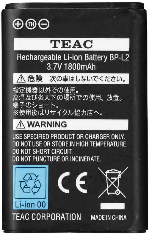 Tascam BPL2 DR-100 Recorder Battery — main product image