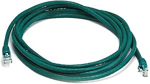 Monoprice 103387 Cat5e Ethernet Patch Cable 10ft - Green