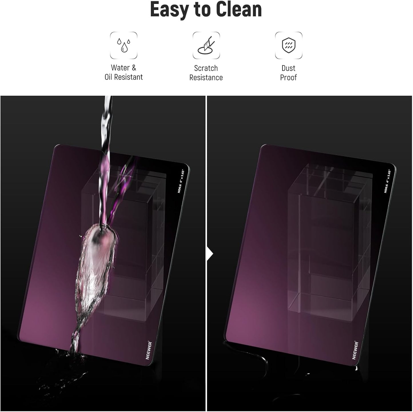 Neewer NW SERIES S Square ND0.6 Neutral Density Filter