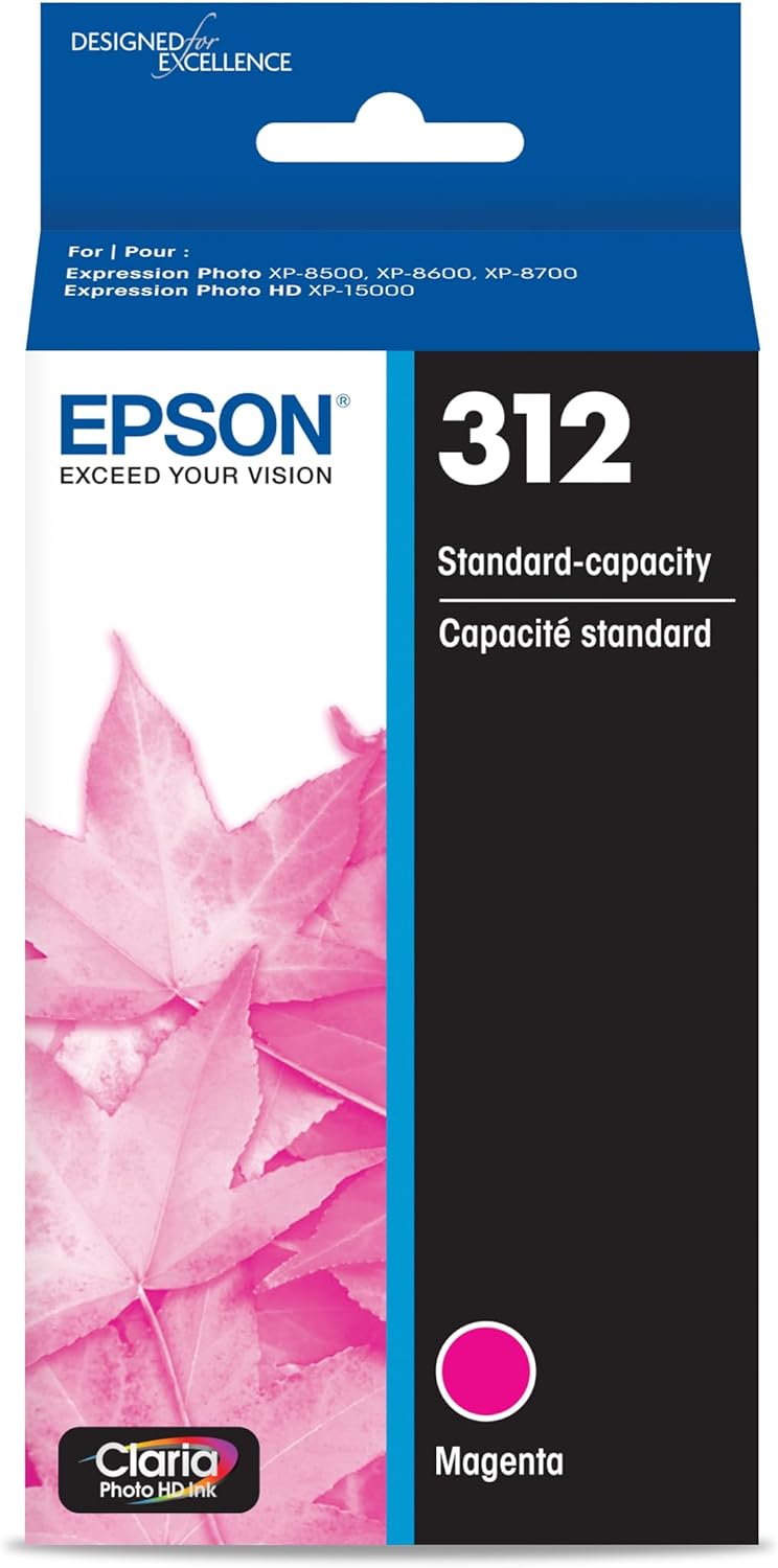 Epson T312320-S Claria Photo HD Magenta Ink Cartridge