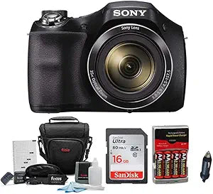 Sony DSC-H300/B Cyber-Shot Digital Camera Bundle