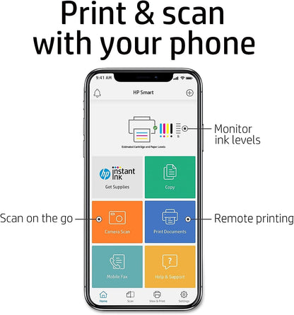 HP DJ 3755 white DeskJet Wireless All-in-One Printer