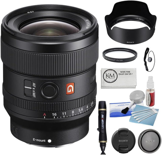 Sony SEL24F14GM-002 FE 24mm f/1.4 GM Lens Bundle