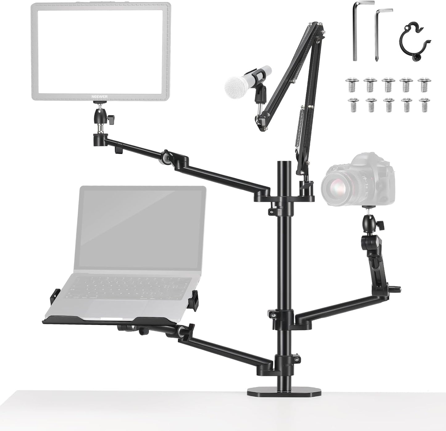 Neewer 10102920 Overhead Camera Stand Desk Mount
