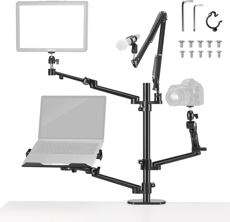 Neewer 10102920 Overhead Camera Stand Desk Mount — main product image