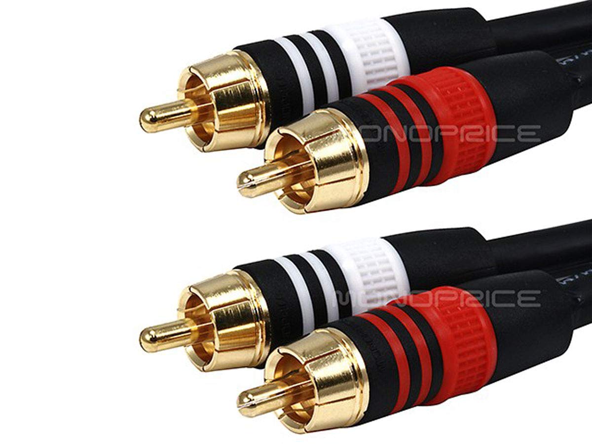 Monoprice 100320 Component Video/Audio Cable - 6ft, RCA Coaxial