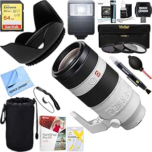 Sony E18SNSEL100400GM FE 100-400mm GM OSS Lens Bundle