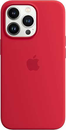 Apple iPhone 13 Pro MagSafe Silicone Case RED — main product image