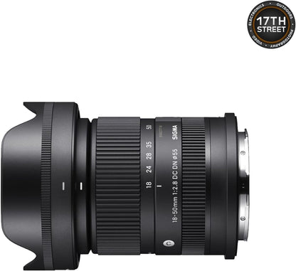 Sigma SIG585965 18-50mm F2.8 Sony E-Mount Lens Bundle