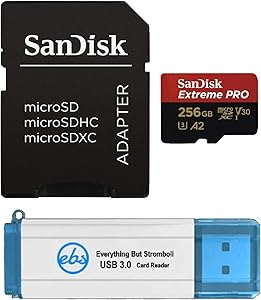 SanDisk SDSDQXCZ-256G-GN6MA 256GB Extreme Pro MicroSD — main product image