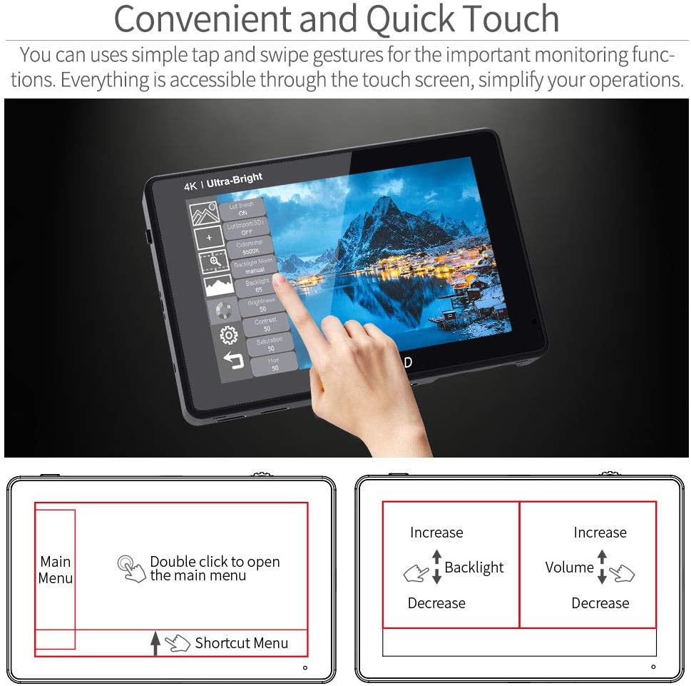 FEELWORLD SA-LUT7 7" Touchscreen Field Monitor