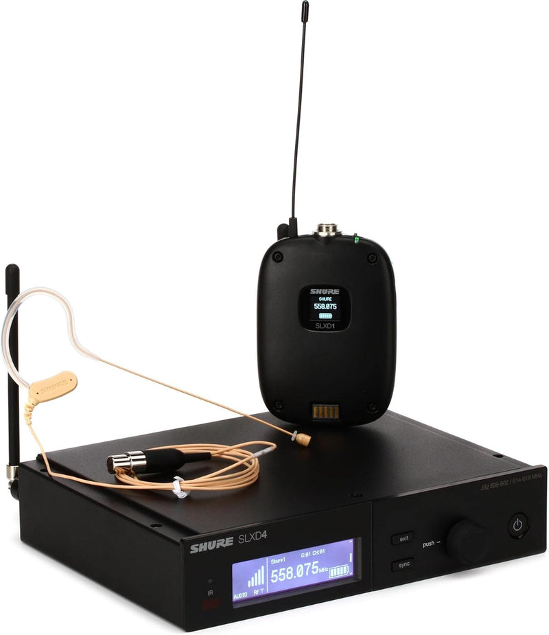 Shure SLXD14/153T-J52 Wireless Earset Microphone System — main product image