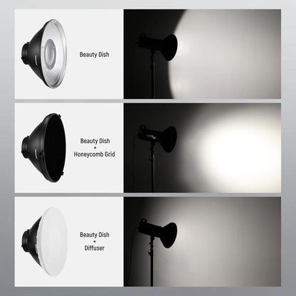Neewer 10102504 12" Bowens Mount Beauty Dish Kit