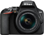 Nikon D3500 DSLR Camera 18-55mm Lens Bundle (Renewed)