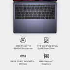 Dell Dell Laptop Inspiron 14 7445 Ryzen 5 Touchscreen 2-in-1 Laptop