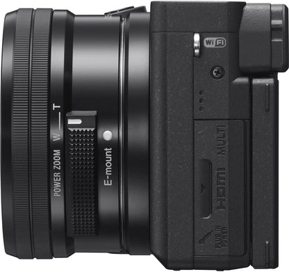 Sony ILCE-6400L/B a6400 16-50mm Lens Bundle