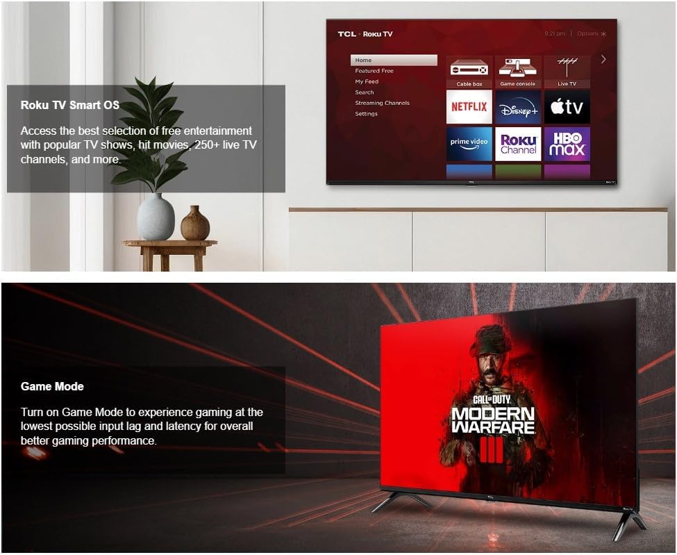 TCL 43S310R 43-Inch FHD 1080p Smart R0ku TV