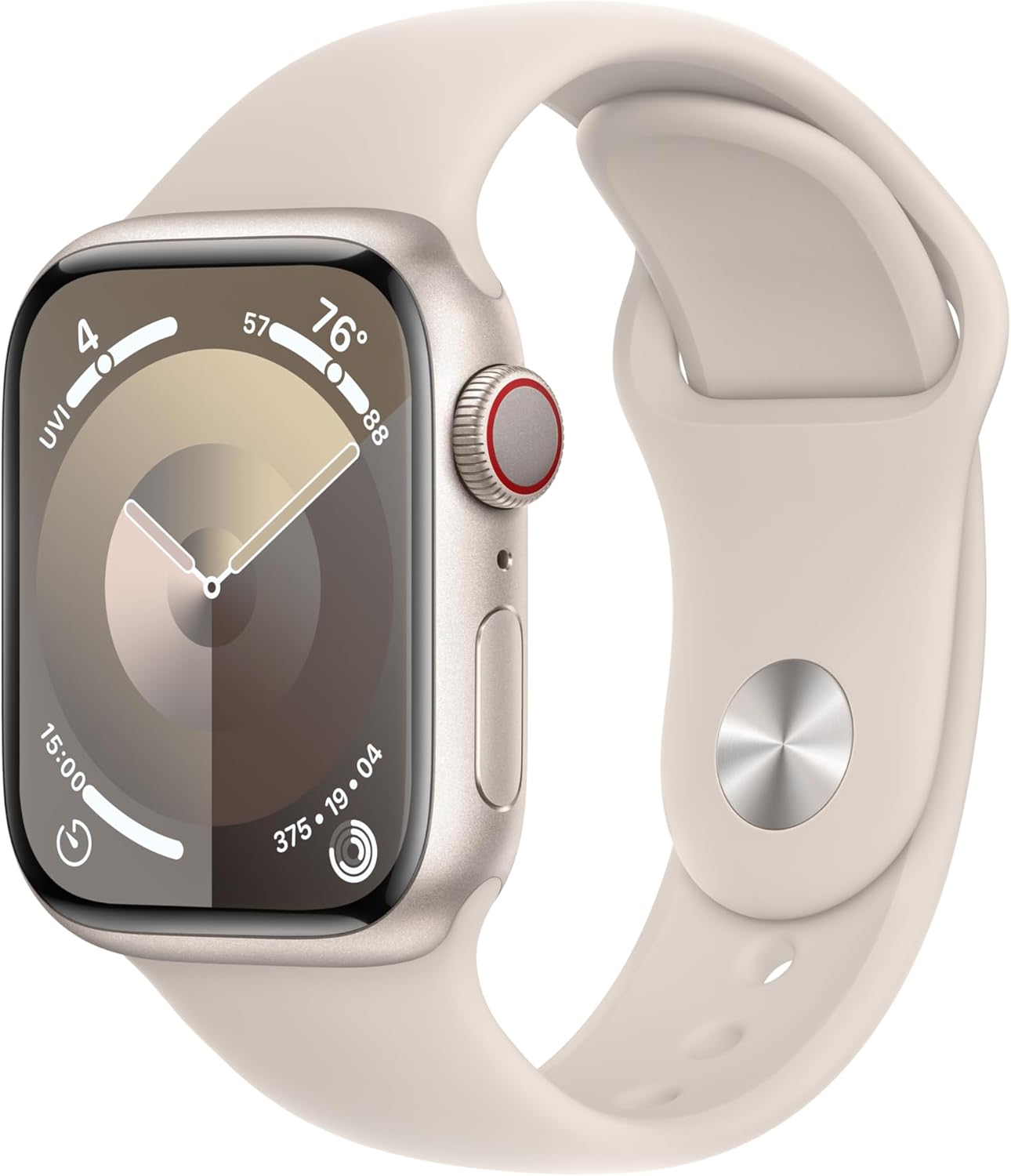 Apple MRHN3LW/A Watch Series 9, GPS + Cellular, 41mm