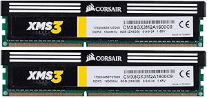 Corsair CMX8GX3M2A1600C9 XMS3: 8GB DDR3 1600MHz Desktop Memory — main product image
