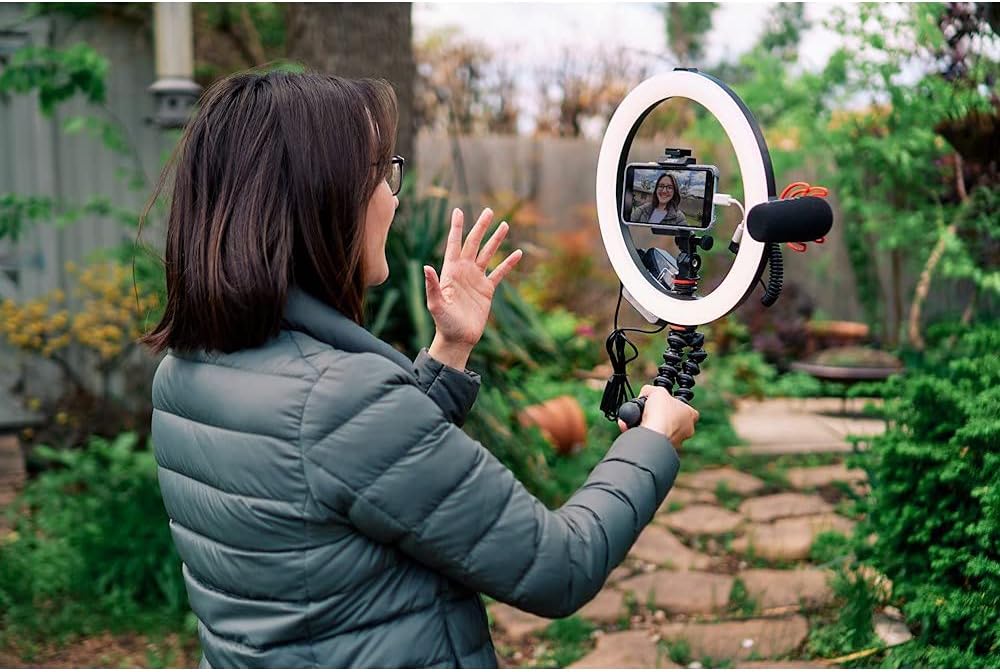 Joby Beamo Ring Light 12" LED for Mobile, Video, Vlogging