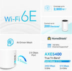 TP-Link Deco XE75 Pro(1-pack) AXE5400 WiFi 6E Mesh Router