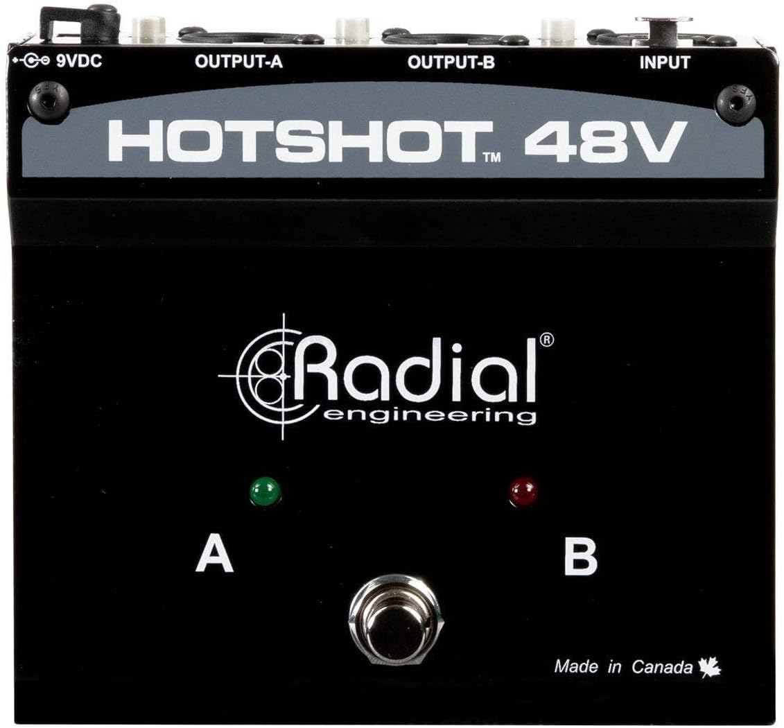 Radial Engineering R800 1505 HotShot 48V Condenser Microphone Switcher