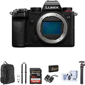 Panasonic Lumix DC-S5 Full-Frame Mirrorless Camera Bundle