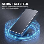 MENDED Portable SSD 1TB Slim Aluminum USB 3.0 External Drive