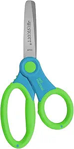 Westcott 14596-030 Kids Scissors - 5-Inch Blunt Tip (Assorted Colors)