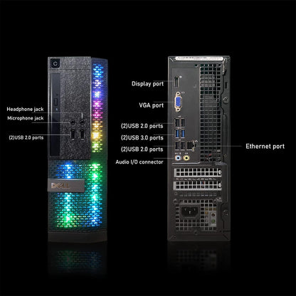 Dell OptiPlex i5 RGB Gaming PC, 16GB RAM, 512GB SSD (Renewed)