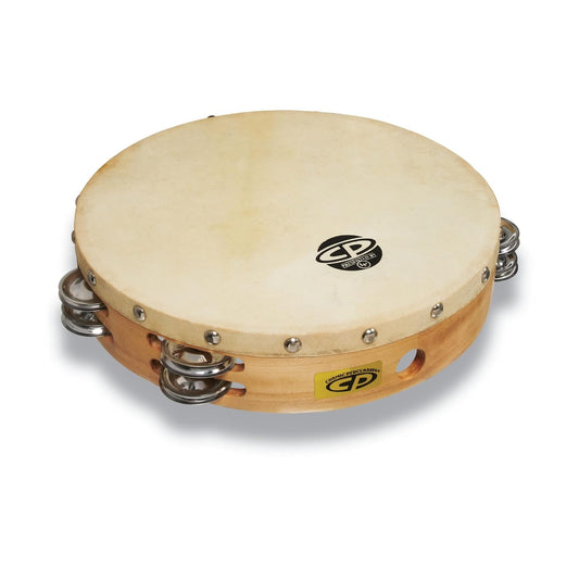 Latin Percussion CP380 10" Wood Tambourine Double Row