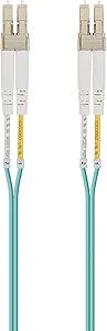 Monoprice 138359 OM4 LC/UPC Fiber Optic Cable 15m — main product image