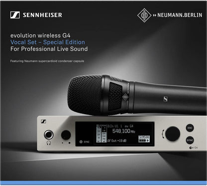Sennheiser 509794 EW 500 G4 Neumann KK205 Wireless Mic