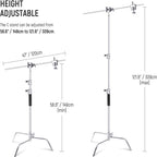Neewer ST-C-CB C Stand with Boom Arm & Sliding Legs