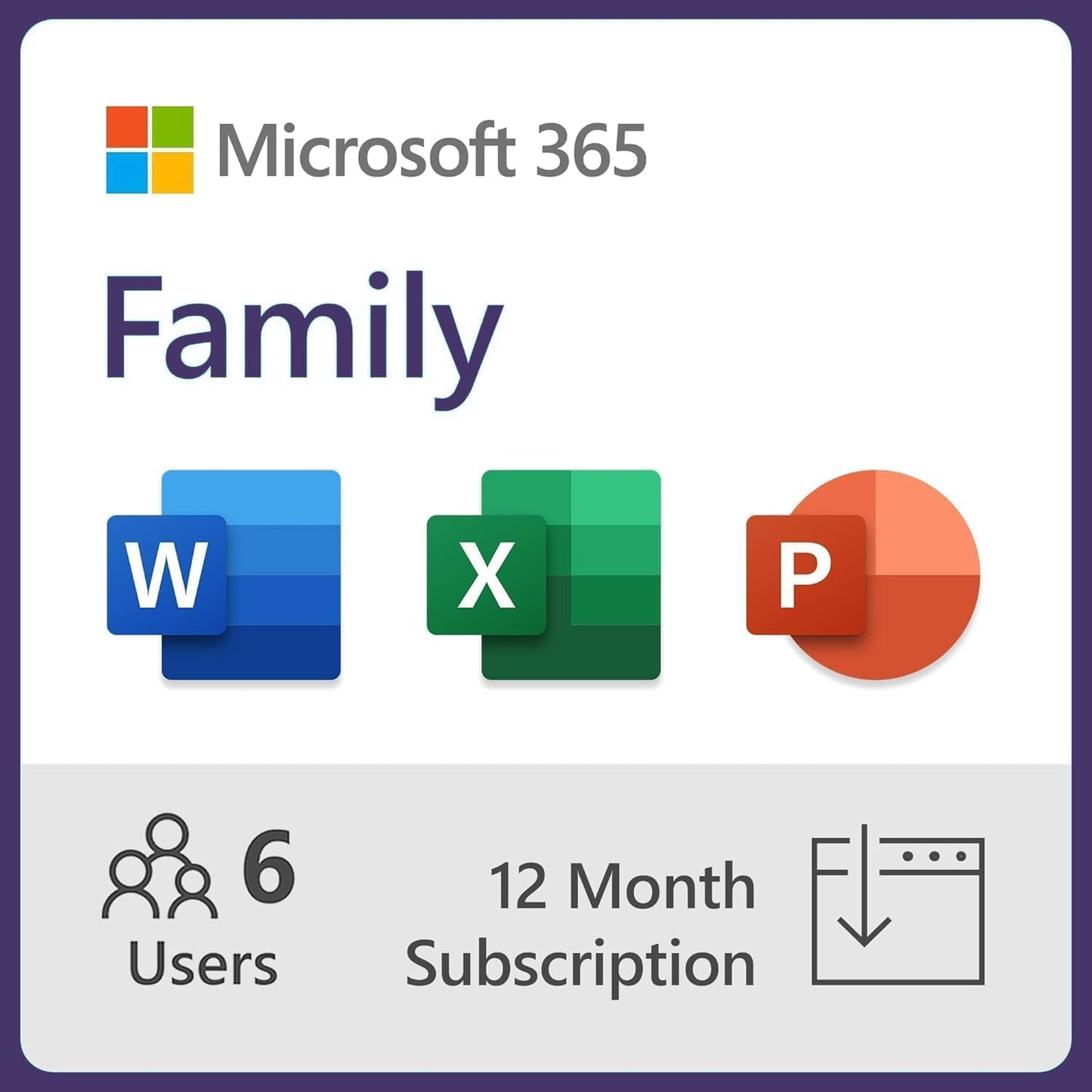 Microsoft 365 Family 12-Month Subscription 6 Users