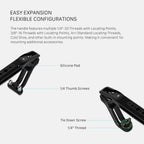 Tilta TA-XTH1-B Xeno Top Handle - Black 1/4