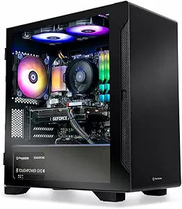 Thermaltake S1BK-B550-G36-LCS Graphite 360 Gaming PC: Ryzen 5 5600X, RTX 3060, 16GB RAM, 1TB SSD