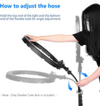 Neewer 10086033 Flexible Tube Arm 1/4