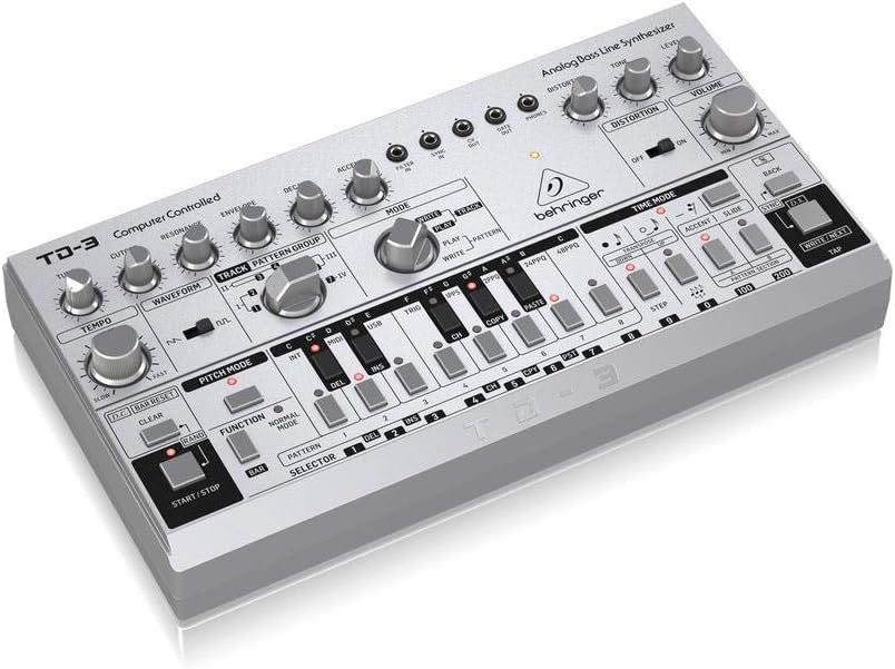 Behringer TD-3-SR Analog Bass Line Synthesizer Silver