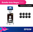 Epson T504120-AL EcoTank 504 Black Ink Bottle