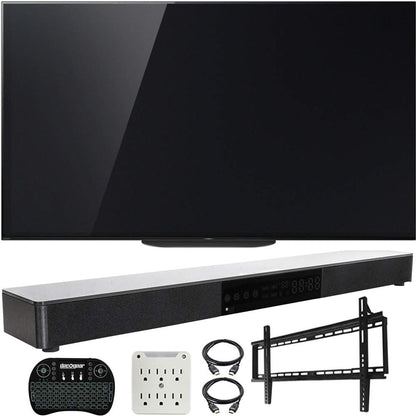 Sony E30SNXBR77A9G XBR-77A9G 77" OLED 4K HDR Smart TV Bundle