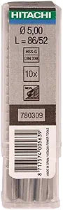 Hitachi 780293 Drill Bit Metal HSS-DIN 338 Multipack