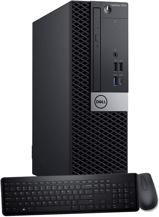 Dell OPTIPLEX-7070-SFF i7 Desktop PC NVMe SSD (Renewed)