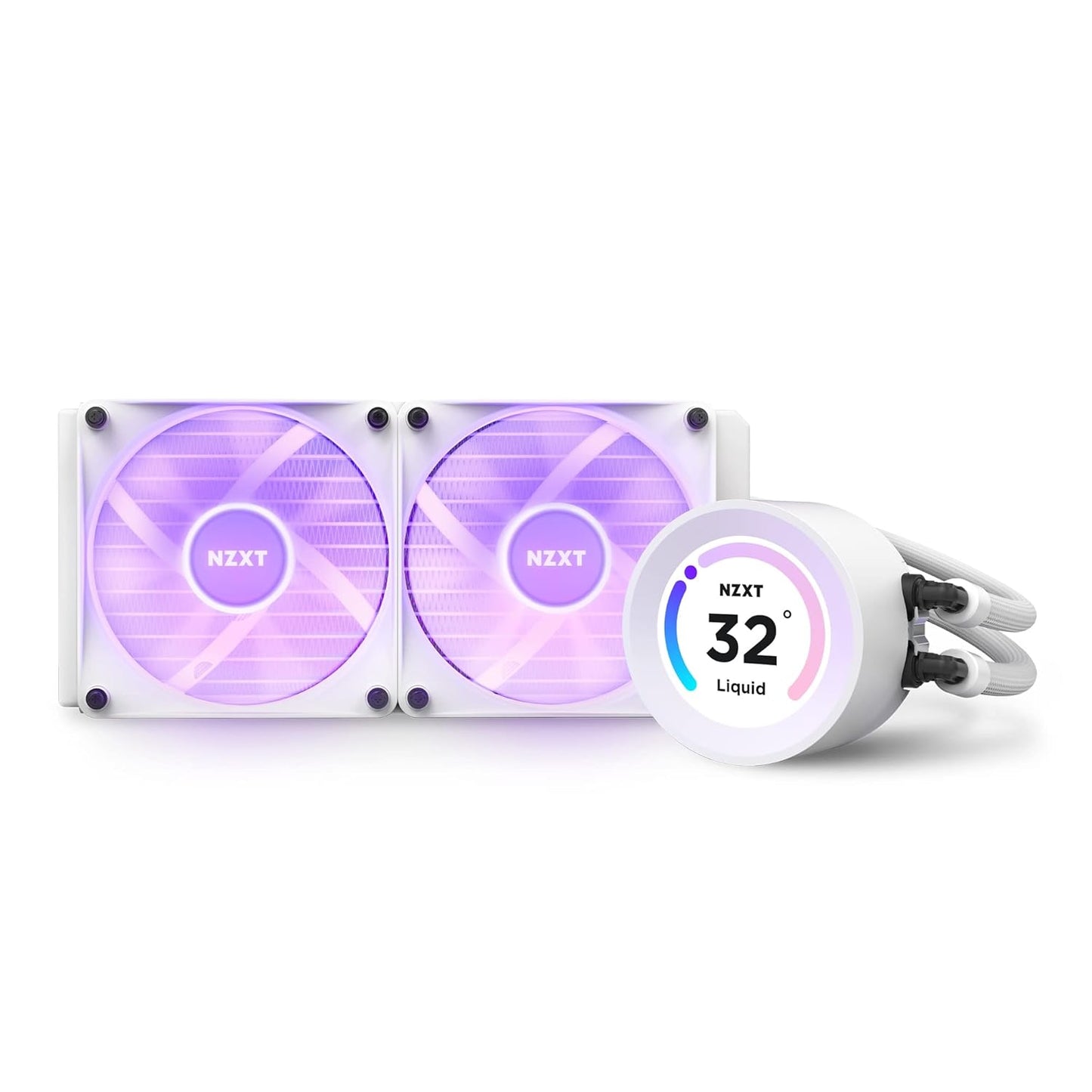 NZXT RL-KR24E-W1 Kraken Elite 240 RGB AIO CPU Cooler White